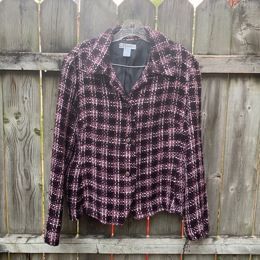 Dress Barn tweed blazer sz. XL